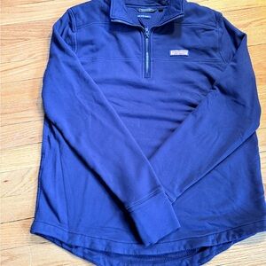 Vineyard Vines Shep Shirt Pullover Navy 1/4 Zip Women’s Large EUC